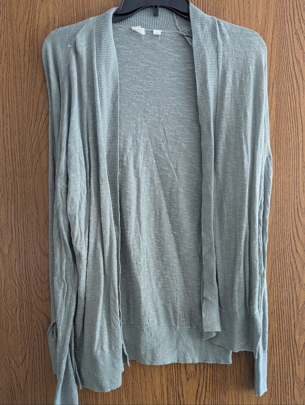 Gap Lightweight Open-Front Cardigan - Sage Green